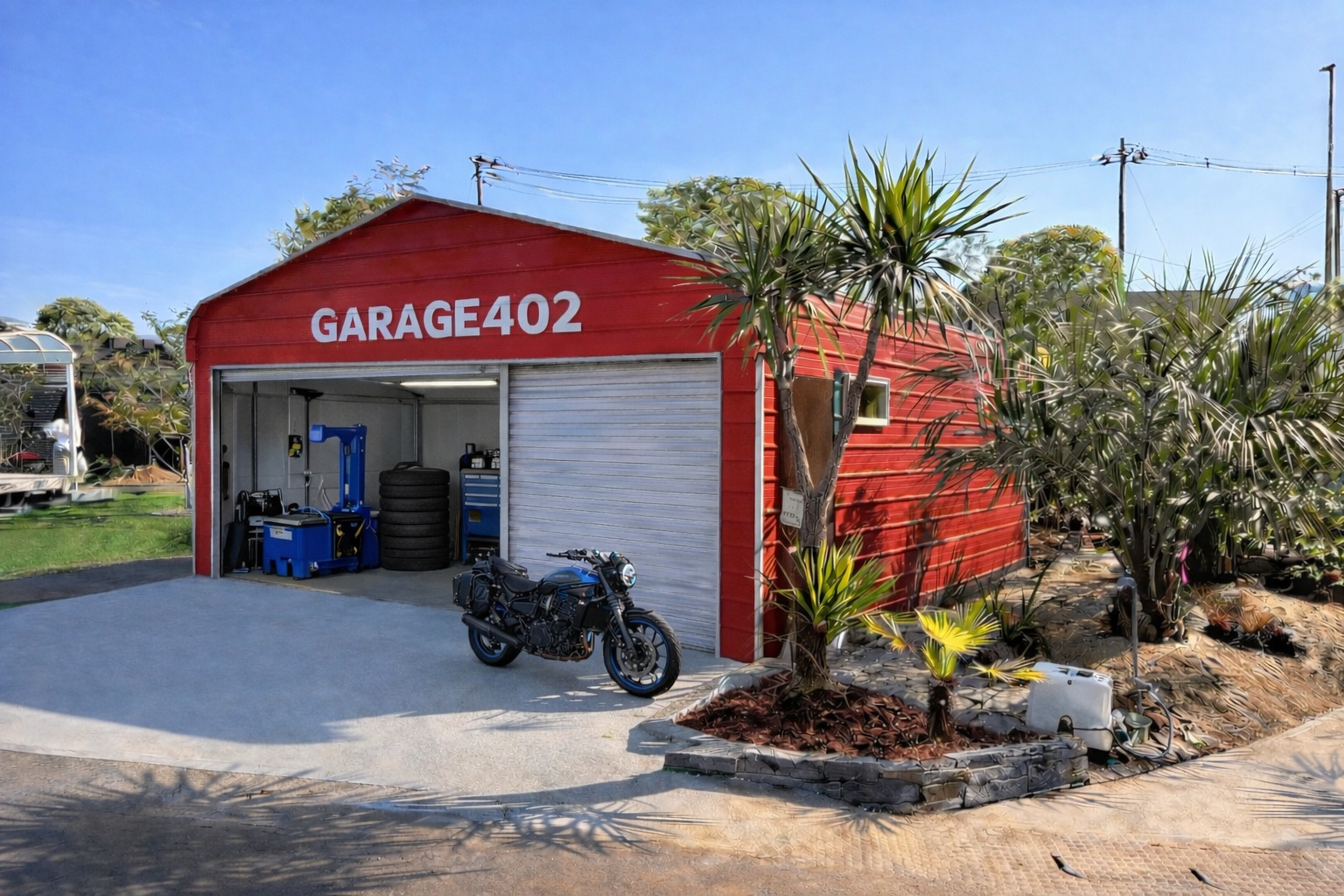 滋賀県　持ち込みタイヤ交換　【garage402】　近江八幡・持ち込みタイヤ　