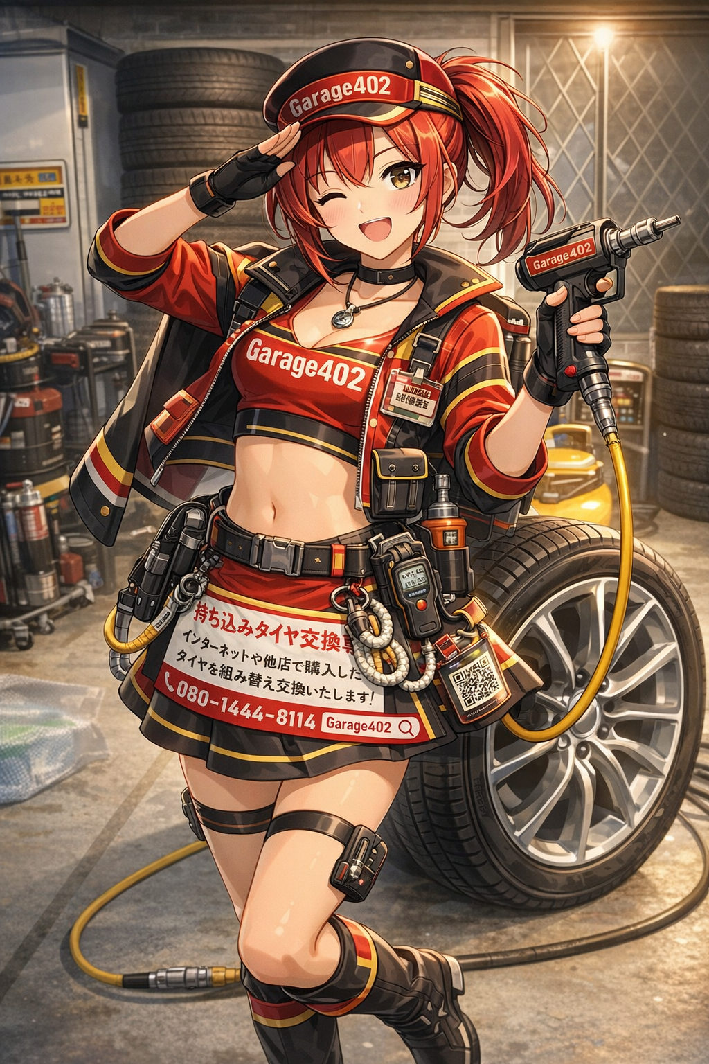 滋賀県　持ち込みタイヤ交換　【garage402】　近江八幡・持ち込みタイヤ　